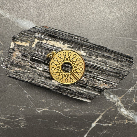 Amulette protectrice - Plaqué en or
