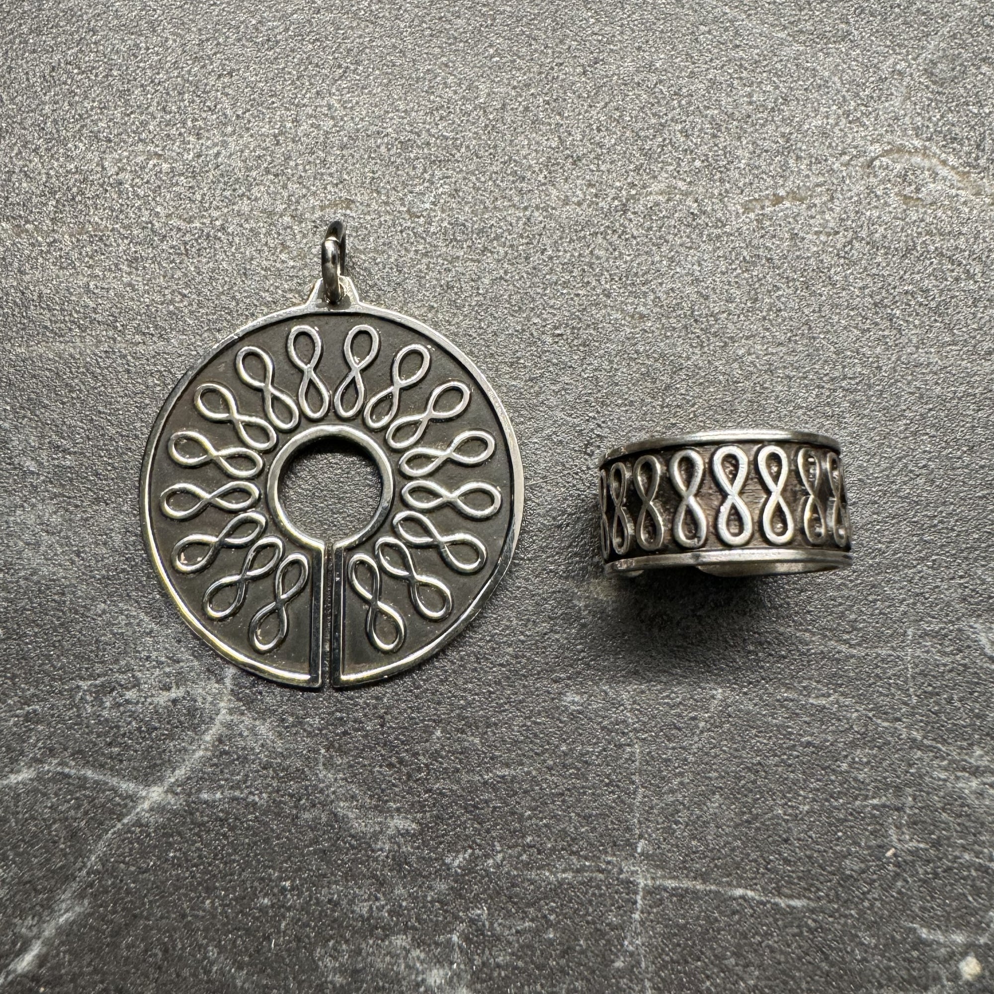 Amulette et anneau de protection - Argent
