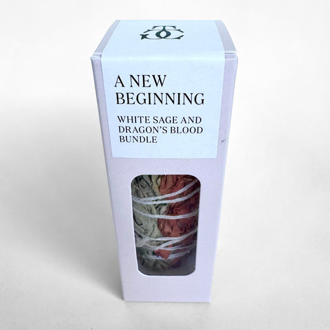 A New Beginning - White Sage with Dragon's Blood Smudge Stick