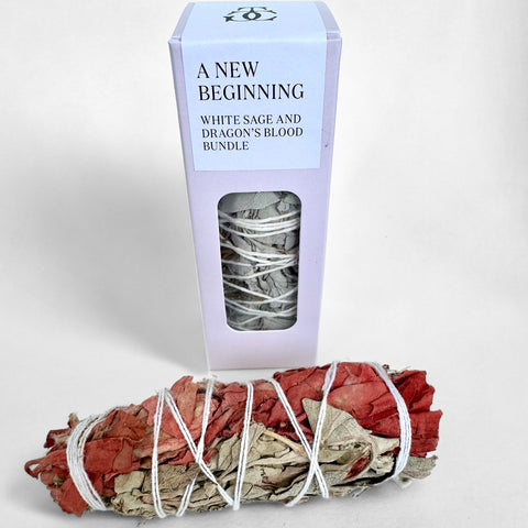 A New Beginning - White Sage with Dragon's Blood Smudge Stick